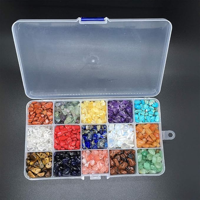 Gemstone Beads Natural Irregular Shaped Stone Chips Crystal Energy Healing Power for Jewelry Making(15-4)