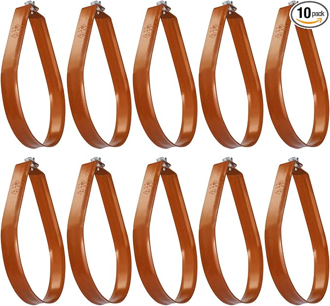 Highcraft ITS-FD114-10 Swivel Loop Pipe Hanger, Copper Epoxy Coated Steel by Highcraft