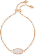 Kendra Scott Elaina Adjustable Chain Bracelet for Women, Fashion Jewelry, Gold-Plated
