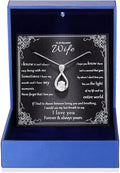 1.5CT Moissanite Infinity Pendant Necklace in Gift Box|Anniversary Wedding Gifts for Women Wife Her|S925 Sterling Silver 18K White Gold/Gold Filled|Jewelry for Birthday Christmas Valentines Day
