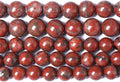 90pcs 4mm Natural Red Seasame Jasper Gemstone Beads Round Loose Spacer Beads for Jewelry Making DIY Bracelets Necklaces 15" (4mm, Red Seasame Jasper)