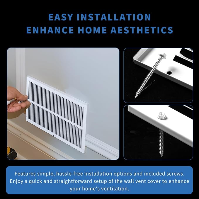 14 x 10 Vent Cover, Air Return Vent Cover, AC Vent Cover, Cold Air Return Vent - Image 5