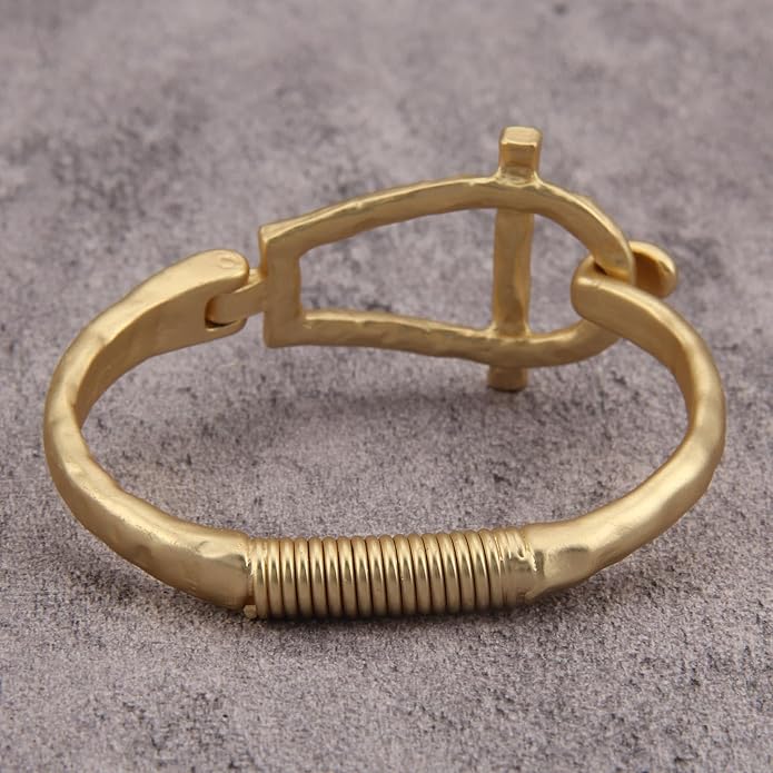Gold Cuff Bracelet for Women Silver Beaded Bracelets Open Bangle Stackable Stretch Bead Bracelet Boho Jewelry Gifts for Wife Couple