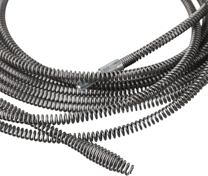 5M Drain Snake Drill, Manganese Steel Pipe Dredging, Flexible Sewer Cleaner - Image 7
