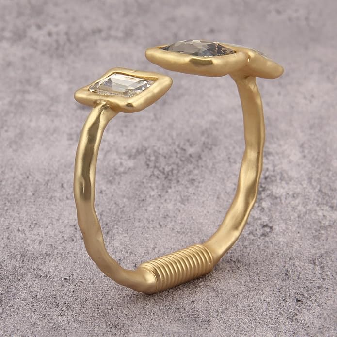Gold Cuff Bracelet for Women Silver Beaded Bracelets Open Bangle Stackable Stretch Bead Bracelet Boho Jewelry Gifts for Wife Couple