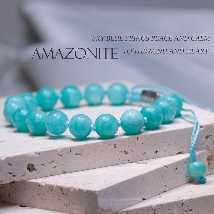 HASKARE Real Crystal Bracelet Women Valentine Day Gift for Her, Real Malachite Handmade Bracelets Gift for Mom from Daughter, Premium Gemstone Protection Gift for Women Healing Anxiety Relief