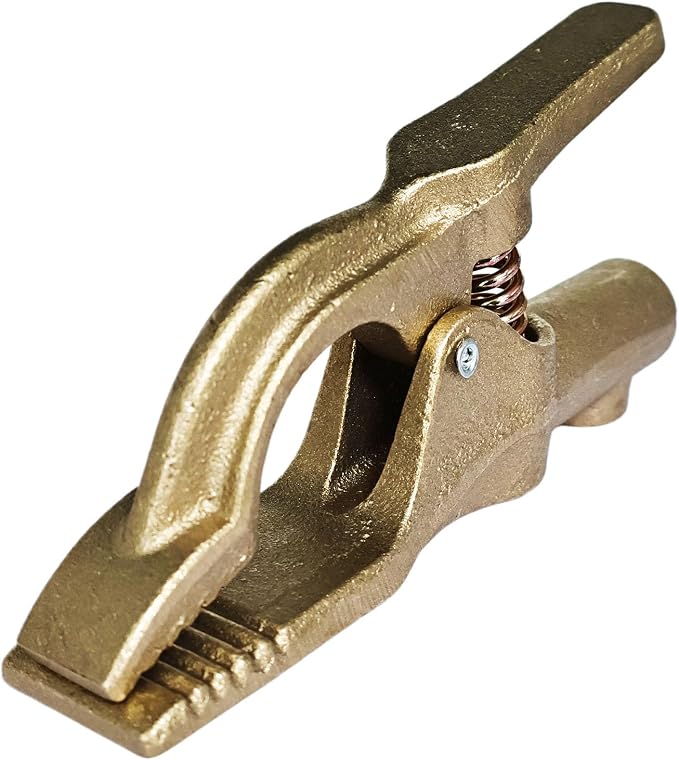 300-Amp Welding Ground Clamp, Heavy-Duty Brass Earth Clamp - Image 2
