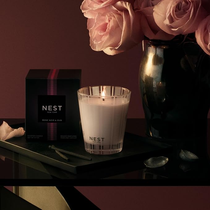 NEST New York Scented Classic Candle, Rose Noir & Oud - Image 5