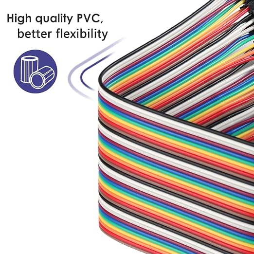 120pcs 10cm Breadboard Jumper Wires Assorted Kit, 15cm 20cm 30cm 40cm 50cm - Image 4
