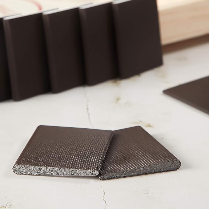 Zonon 8 Pcs Door Corner Seals Foam Traditional Dark Brown | Self-adhesive - Image 6