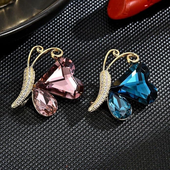 Animal Brooch for Women Girls Rhinestone Animal Brooch Lapel Pin Jewelry Gift for Mom Wife