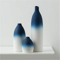 Mdaolv Blue and White Vase Set Navy Blue Decor Coastal Decor Vases by Mdaolv