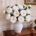 5PCS 22in Peonies Artificial Flowers, Real Touch Latex Fake Peonies | Lifelike by MARTINEMALL
