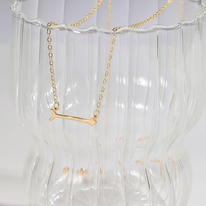 14K Gold Plated Dainty Pendant Butterfly Bead Boot Bee Baseball Flower Compass Airplane Heart Hummingbird Tree Necklace Simple Jewelry Gift for Women