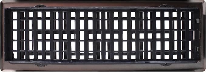 Decor Grates AJH414-RB Oriental Floor Register, 4x14 Inches, Rubbed Bronze - Image 7