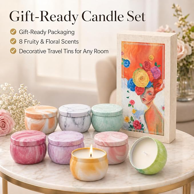 Candles, Scented Candles Gift Set - Image 4