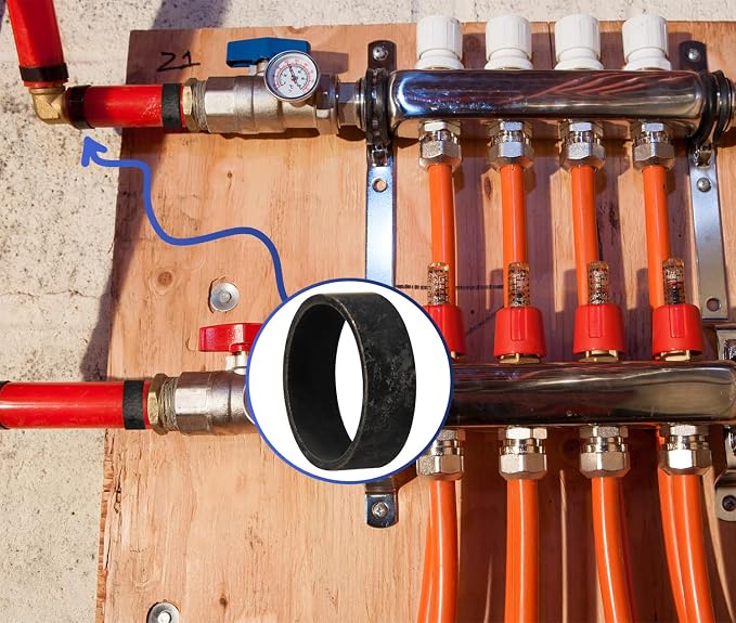 100 Pack 3/4" PEX Copper Crimp Rings | - Image 7