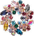 Brooch Pins For Women Fashion, Flower Brooches Jewelry For Women Floral Series Brooches And Pins Designer Lady's Costume