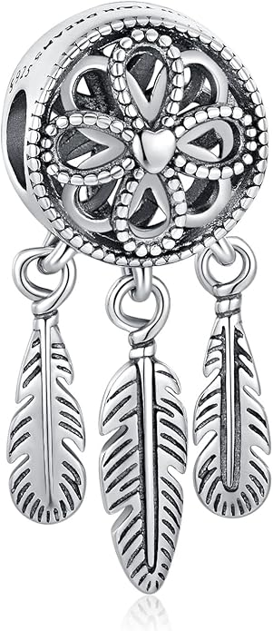 Birthday Fashion Love Heart Dangle Charm 925 Sterling Silver Charms fits Bracelets and Necklace Pendant Bead Charms Jewelry Present for Women Family Friends