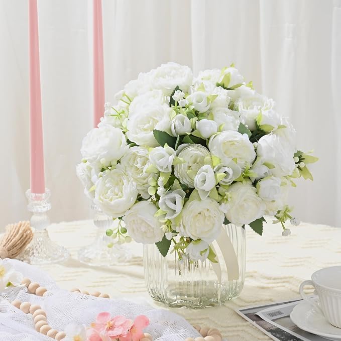 8 Packs Peonies Artificial Flowers - Image 9