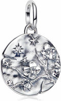 Cute Fashion Heart Charms,S925 Sterling Silver Charm,Bead for Bracelets and Necklaces,For Women Jewelry Present