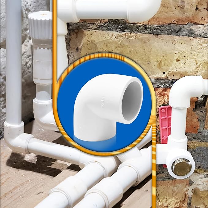 4Pcs 1-1/4'' PVC 90 Degree Elbow, 2-Way Right Angle Adapter Fittings, Corner - Image 9