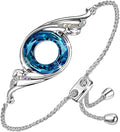 Kate Lynn ♥ Rise From the Ashes Phoenix Bracelet Made with Crystals from Austria, Adjustable Slider Bracelet for Women, Packaged with Jewelry Box, Birthday Gift for Women, Symbol of Luck and Renewal