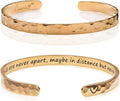 Carviell Engraved Cuff Bracelets for Women – Inspirational, Friendship, Love, Mom, Daughter, Sister, Christian, Graduation, Memorial & Wedding Gifts – 80+ Phrases – Stainless Steel, Gift-Ready