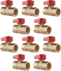 PROCURU 1-Inch FIP Straight Gas Ball Valve, Rust Resistant Brass, Quarter-Turn by PROCURU