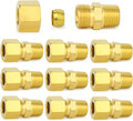 ChillWaves Brass Compression Tube Fitting, 5/16" OD x 1/4" NPT Male Compression by VisittheCHILLWAVES