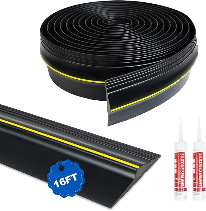 DGSL 16FT Garage Door Threshold Seal Strip, Waterproof Rubber | Universal by DGSL