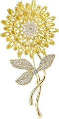 Flower Floral Brooch Pin Pearl Rhinestone Crystal Brooches Pins Scarf Brooch Clip Christmas Lapel Pin Dress Accessories for Women