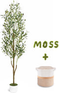 6FT Artificial Olive Tree Indoor Tall Faux by Waipfaru