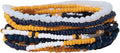 INK + ALLOY Game Day Bracelet Stacks, Beaded Bracelets for Football Gameday Outfits, Handmade Jewelry for College Students, Teachers, Football Moms, Set of 10