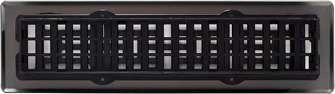 Decor Grates AJH212-GM Oriental Floor Register, 2x12 Inches, Gun Metal - Image 5