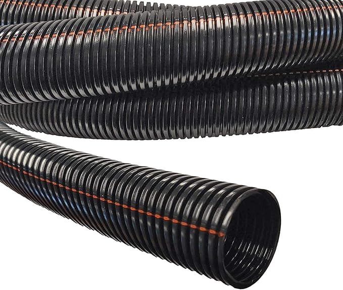 Electriduct 2" UV Rated Flame Retardant Wire Loom Black Nylon Split Tubing by Electriduct