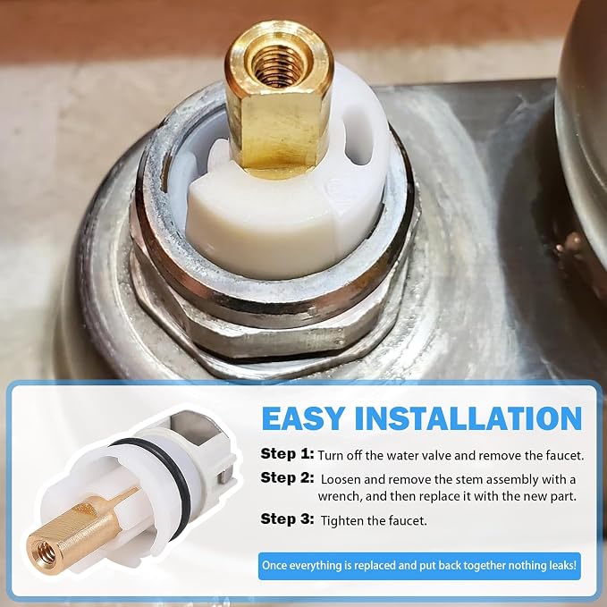 RP25513 Faucet Stem Assembly Kit Compatible - Image 5