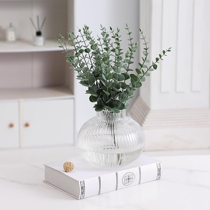 Ribbed Glass Vases, Modern Vase - Image 9