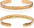 Carviell Engraved Cuff Bracelets for Women – Inspirational, Friendship, Love, Mom, Daughter, Sister, Christian, Graduation, Memorial & Wedding Gifts – 80+ Phrases – Stainless Steel, Gift-Ready