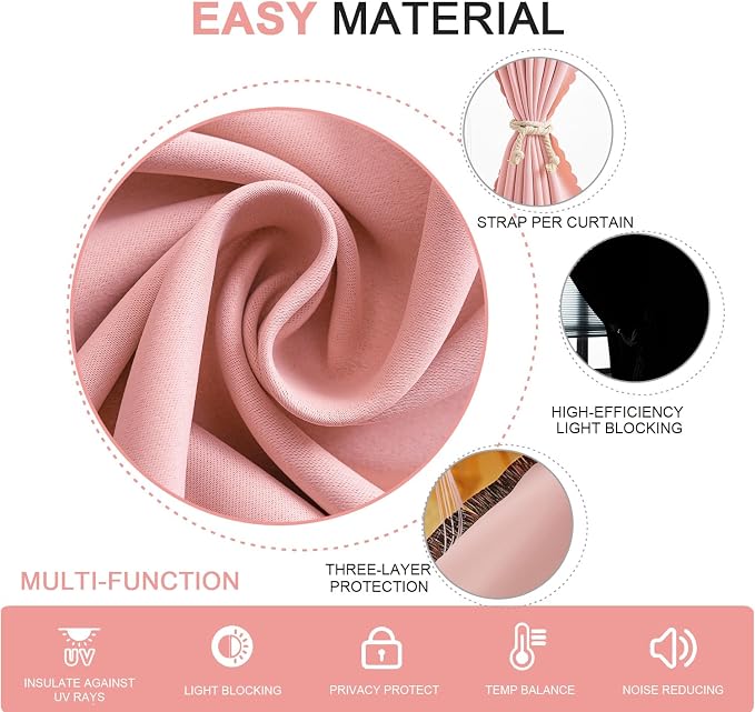 Self Adhesive Curtains, No Drilling Rodless Design - Image 5