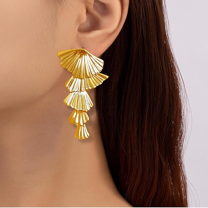 Seashell Starfish Earrings Beach Jewelry for Women Pearl Drop Shell Earrings Ocean Beachy Fashion Accessories Womens Summer Outfits 2026 Tropical Vacation Outfits Beach Vacation Clothes Dresses