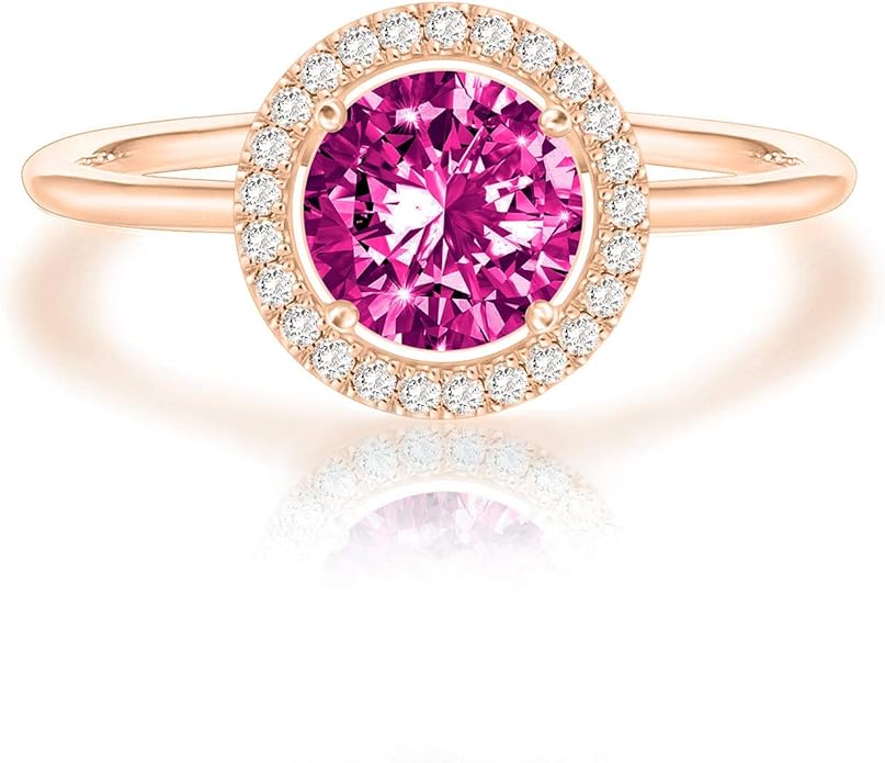 PAVOI 14K Gold Plated Crystal Birthstone Rings | Rings For Women