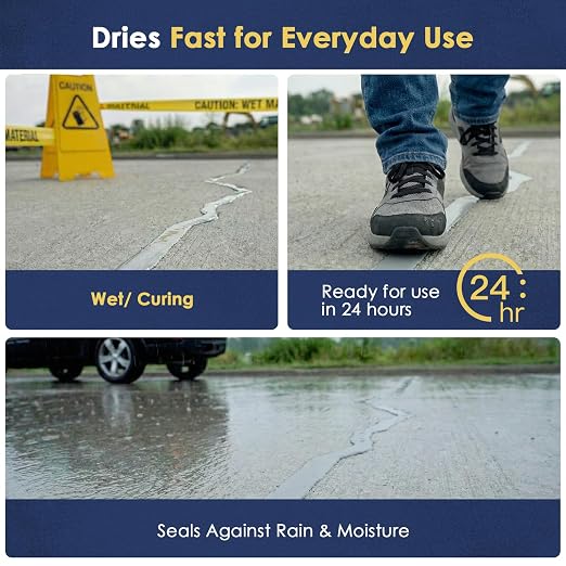 Self-Leveling Concrete Crack Filler – High Elasticity Cement Sealant | 6PCS - Image 3