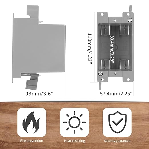 Ultra Deep Old Work Box 1-Gang, 20 Cu. in Electrical Outlet Box | Single Gang - Image 2