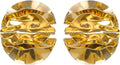 Gold Flower Statement Earrings for Women, Large Chunky Bohomian Summer Beach Floral Earring, Irregular Bold Exaggerated Earrings