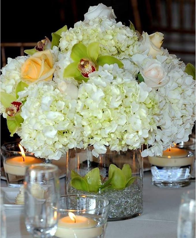 WGVI WGV Cylinder Vase Bulk, Floral Container, Glass Candle Holder Centerpiece - Image 6