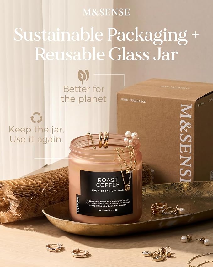 M&SENSE Sweet Vanilla Scented Candles - Image 9