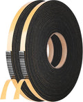 Self Adhesive Foam Tape Weatherstrip 1/2in x 1/8in x 66Ft High Density Foam by Kikerike