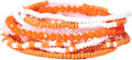 INK + ALLOY Game Day Bracelet Stacks, Beaded Bracelets for Football Gameday Outfits, Handmade Jewelry for College Students, Teachers, Football Moms, Set of 10