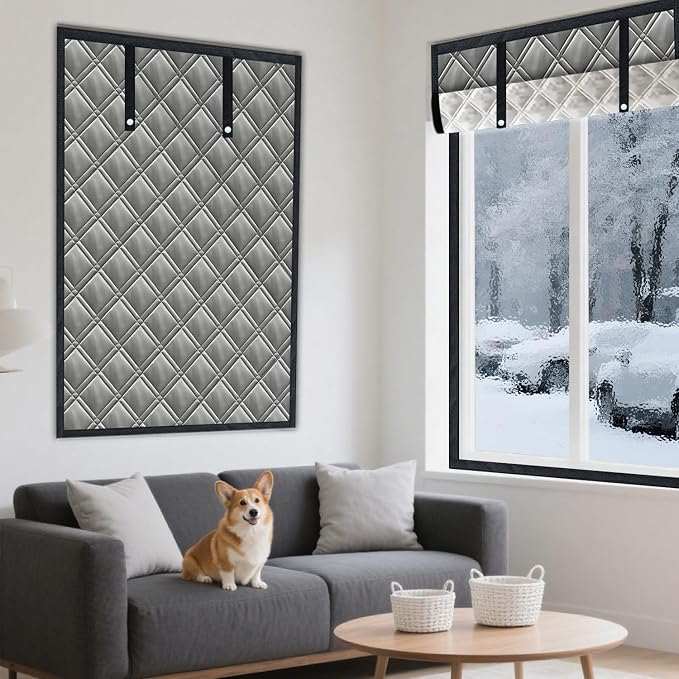 67"x59" Window Insulation Kit for Winter, 3Layer Thermal Window Insulation - Image 9